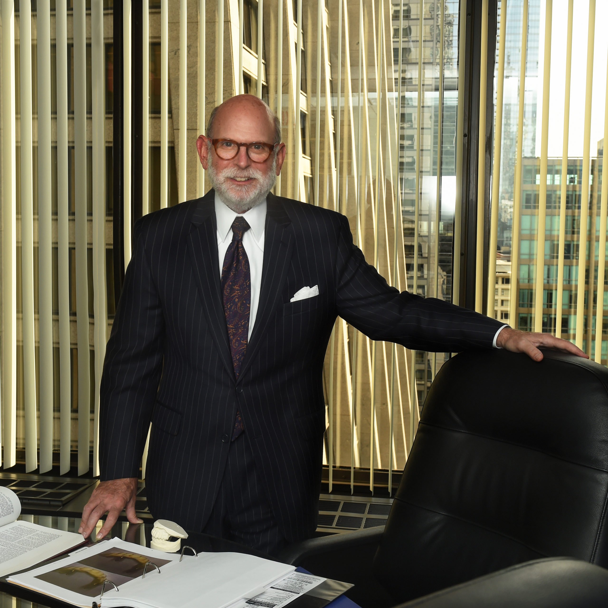 Anthony E. Blumberg In his office